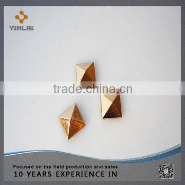 10mm customized "pyramid" shaped metal rivets for jeans