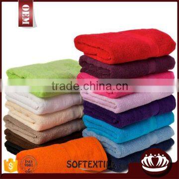 Hot selling red bathroom towels with CE certificate