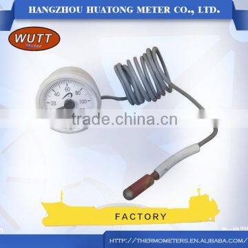 Well quality best price Chemical process sillicon oil-filled Bimetal Thermometer Capillary