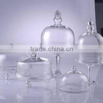 Glass Cake Cover for Home Decoration