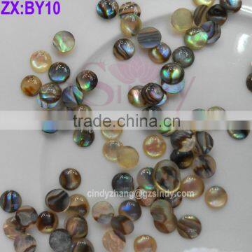 factory nail shell stone hot selling natural nail sticker abalone shell stone