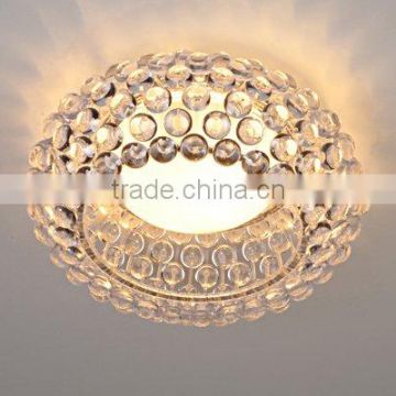 Modern Beautiful Arcylic Ceiling Light Round Shape Ceiling Light Transparent Yellow Ceiling Light For Home Hotel Restaurant