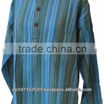 SHMS06 cotton strappy shirt for men ,heavy selling