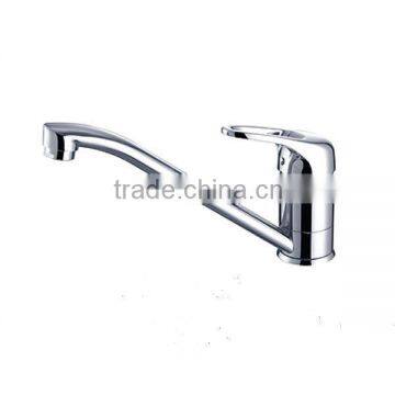 Modern Kitchen Designs Chrome Polished Surface Brass Single Lever Kitchen Mixer Basin Water Taps Faucet Pull Down Sink Mixer