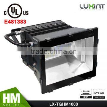 UL approval high efficacy white color 1000w led flood light