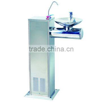 Stainless steel cold drinking fountain