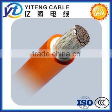 single core cooper conductor welding cable made in China 2015 hot sale