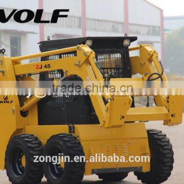 WOLF skid steer loader 45HP, 45hp skid loader, 45hp mini skid loader