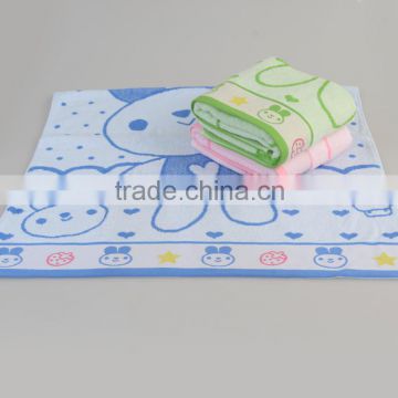 Hot sale yarn dyed jacquard cartoon bath Towel