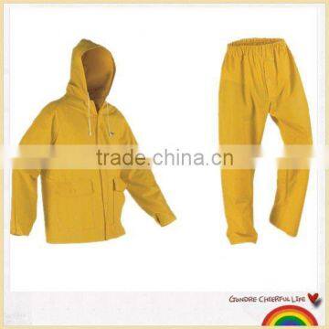 PVC Polyester PVC waterproof workwear