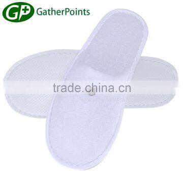 Disposable White Hotel Bathroom Slippers