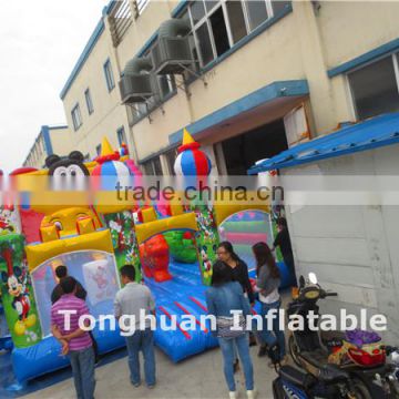 Popular funny inflatable amusement park, inflatable playground fiaryland