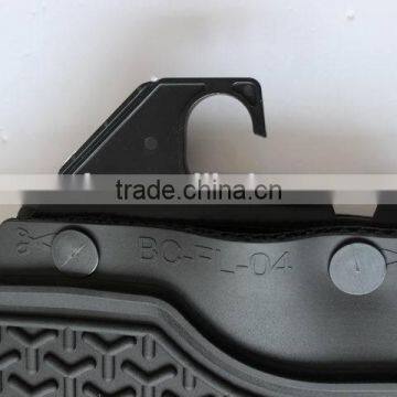 Custom Fit 5-Piece Full Set Ridged Heavy Duty Rubber Floor Mats For BENZ W221 photo-4