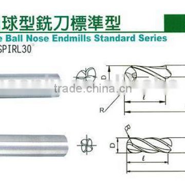 Carbide Ball Nose End Mills