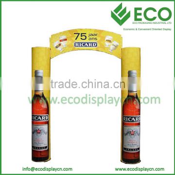 BIG banner cardboard roll up standees for supermarket promotion , retail standees