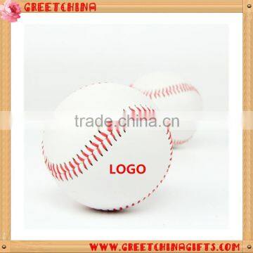 High quality 9 inches hard pvc colored baseballs, PVC baseball laminated