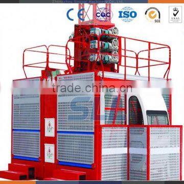 Sincola CE,GOST Approved!!! SC200/200 (2T-4T) Construction Hoist Lift,construction hoist,2t double cage working platform lifts