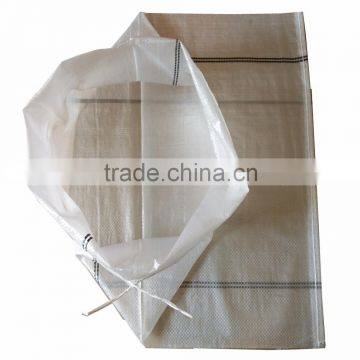 pe black line translucent polyethylene woven bags