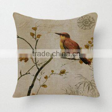 Wholesale latest design spring summer flower pastoral style cushion cover