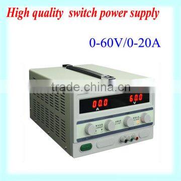 0~60V / 0~20A variable power supply, switching power supply, dc power supplies