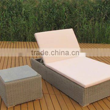 rattan sun lounger