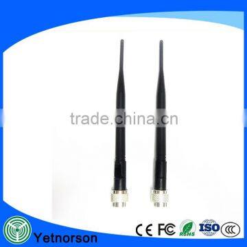 Dual Band Antenna GSM 900MHZ 3G UMTS WCDMA 2100MHZ rubber whip antenna 5dBi N Male connector,mobile signal indoor antenna