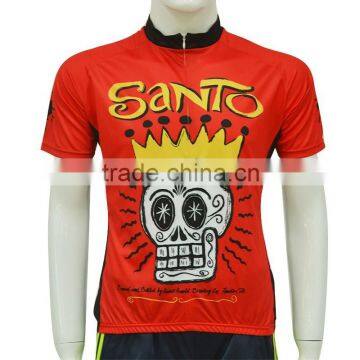 China top quatity sublimation quick dry customized polyester specialized team club red bicycle clothing cycling jersey                        
                                                Quality Choice