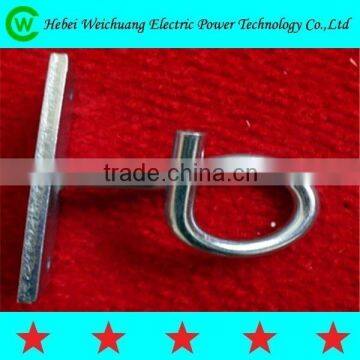 High Quality Easy Installed Galvanized Steel Pig Tail Hook /Ball Hook for Electric Power Fitting Sturdy And Durable