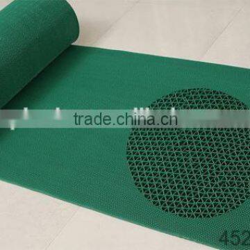 China plant direct sales 1.7kg per sqm pvc s roll mat