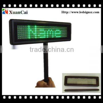 PBMLD-O735-M remote control&PC software rechargeable LED message panel
