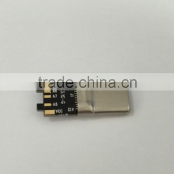 Hot selling USB Type C Male Solder Type with PCB Connector