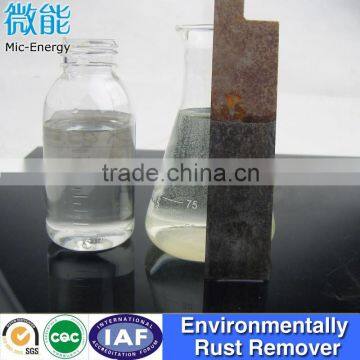 Pipe rust remover water