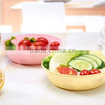 colorful plastic salad bowl /sugar bowl /soup bowl fruit storage tableware food container