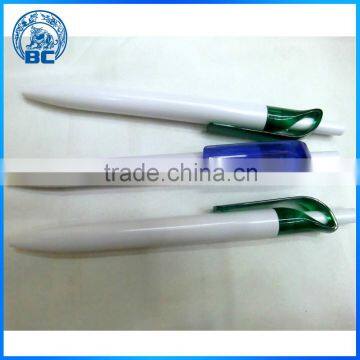 2014 Newest Push Type Plastic Advertising Ballpoint Pen