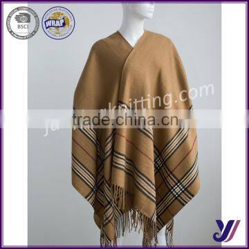 100% acrylic crochet woven pashmina shawl China manufacturers