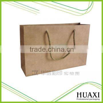 Customized own logo packing kraft paper bags wholesale