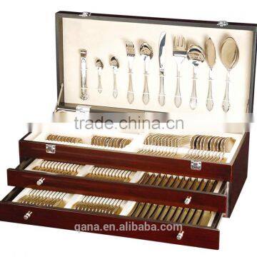 Polishing Flower Printing Stainless Steel Cutlery Set photo-5