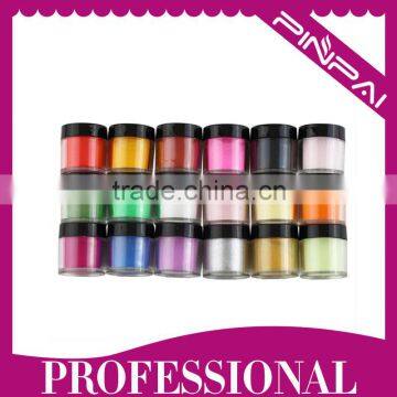 18 PCS MIX Colors UV Acrylic Powder Nail Dust Tips Fine for Shiny Nail Art Kit                        
                                                Quality Choice