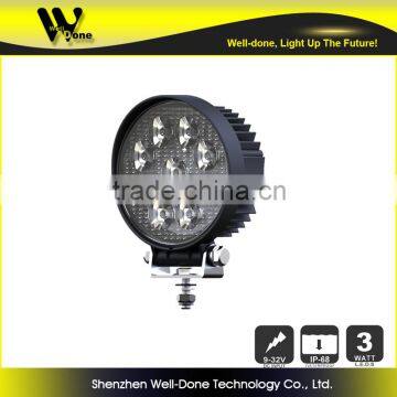 ISO9001 Certificated Factory Direct Offer IP68 27W Trailer Led Driving Light