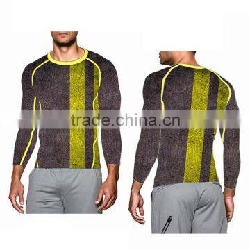 (Trade Assurance) Men Outdoor Running Fitness Compression Base Layer Sport Wear photo-1