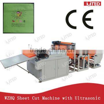 Non woven fabric side welding and cuttig machine