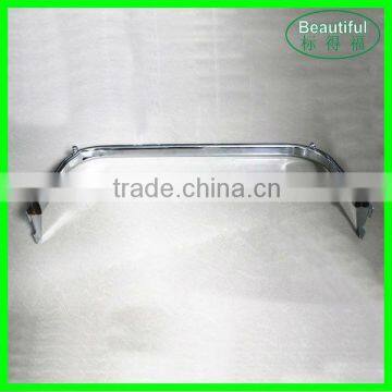 U Shaped Elliptical Tube Hanging Bar For Clothing Shop