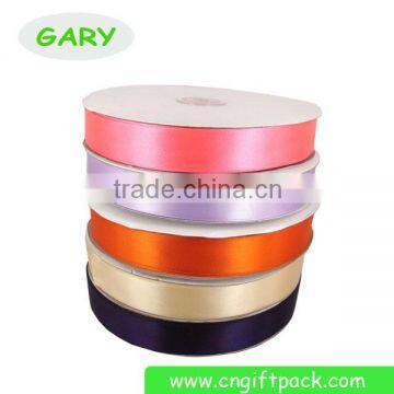 Gold Edge Blue Elegant Satin Christmas Ribbon photo-6