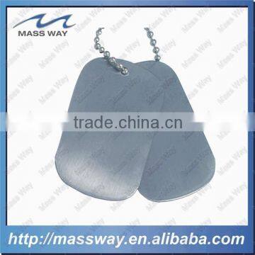 wholesale customized blank couple bruzhed stainless steel dog tag