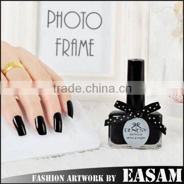 Fashion black color nail lacquer,2015 nail lacquer