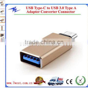 3.1 USB-C(Type-C) to 3.0 USB-A(Type-A) High-Speed Adapter Converter Connector for Apple New Retina MacBook, Nokia N1