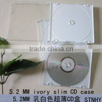 5.2mm slim ivory CD case