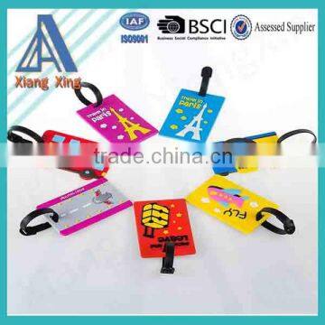 PVC Luggage Tag Rubber Luggage Tag Travel Luggage Tag