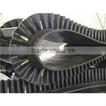 corrugated sidewall rubber belt conveyor