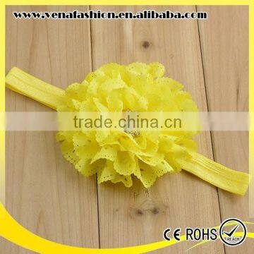 Stretch Korean Wavy Shape Chiffon Making Baby Headbands photo-3